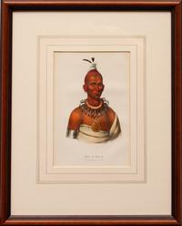 Nine Portraits, from Indian Tribes of North America , 1836-1838