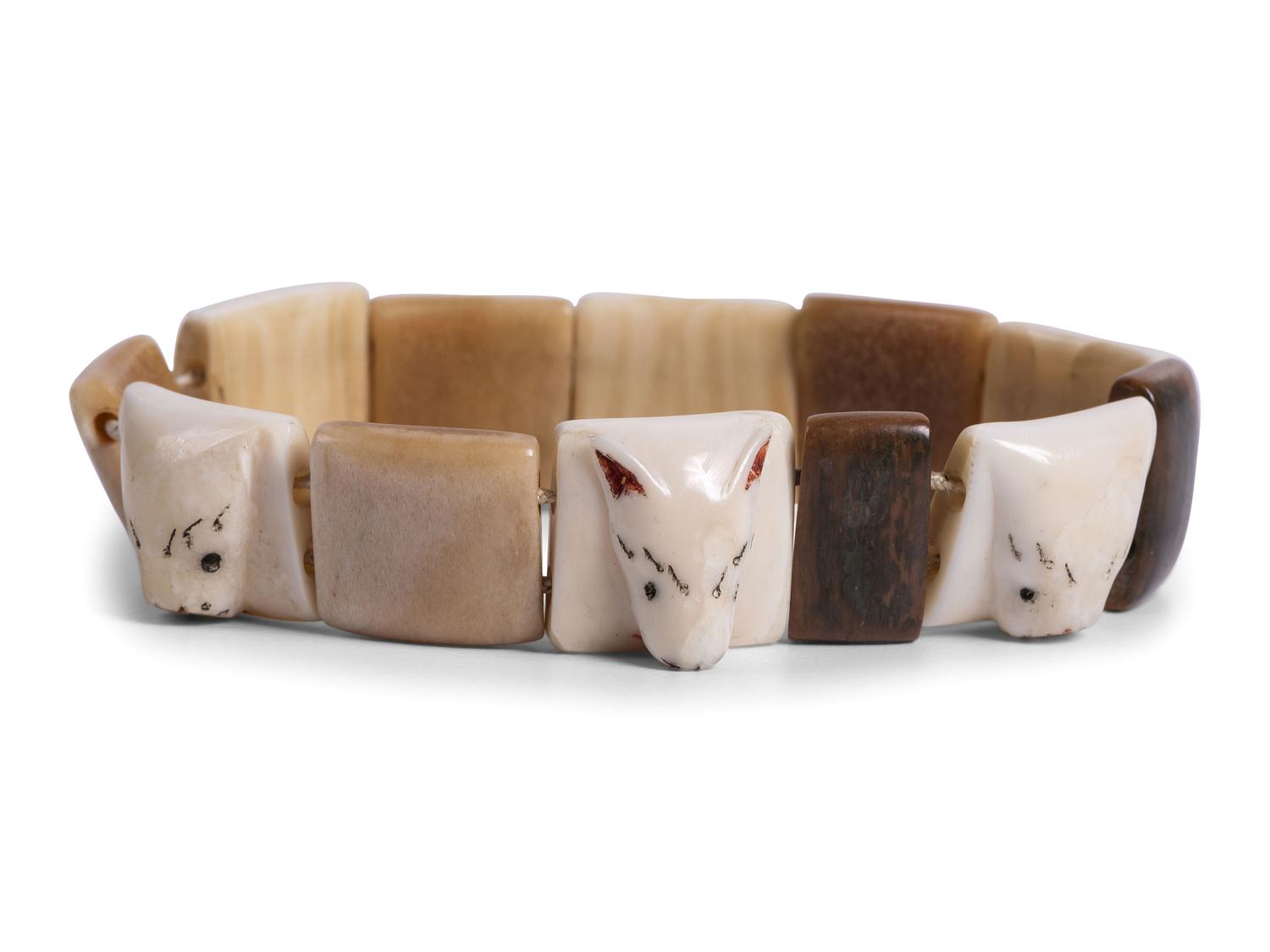 Alaskan Native Carved Bracelet