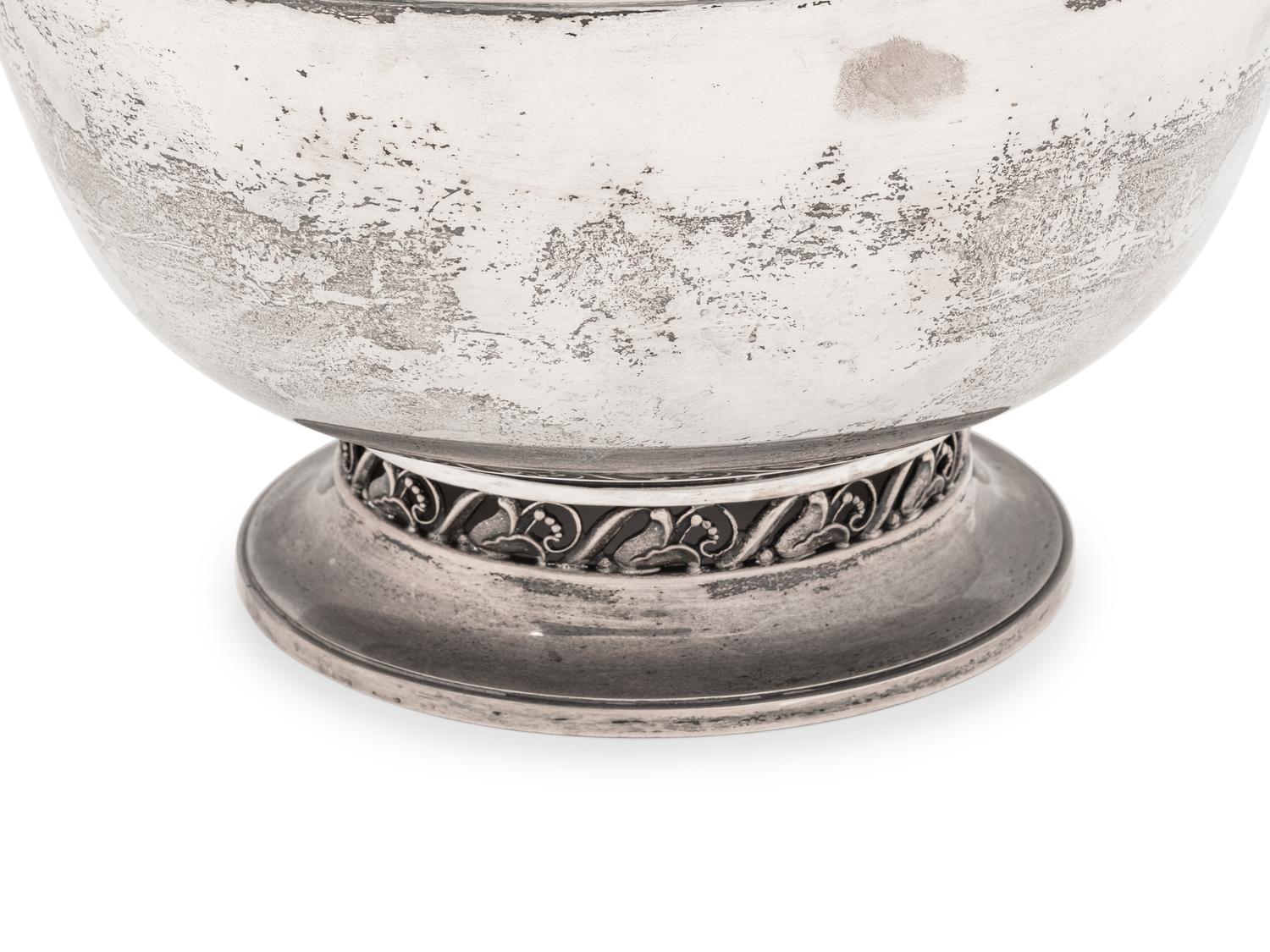 An American Silver Center Bowl