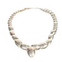 Navajo Silver Graduated Bead Necklace Length 22 inches