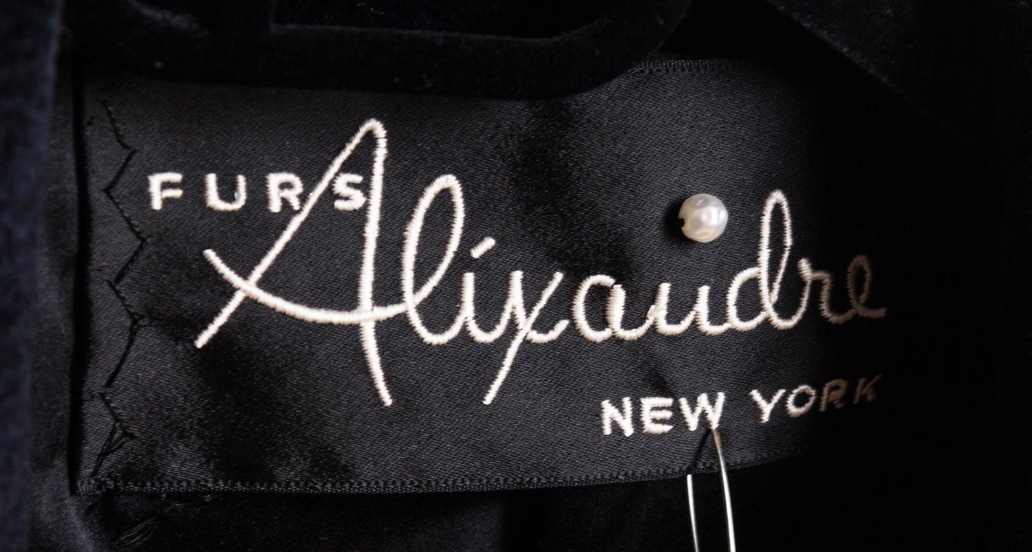 A Valentino Blue Sheared Mink Jacket,