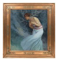 Woman with Flowering Branches