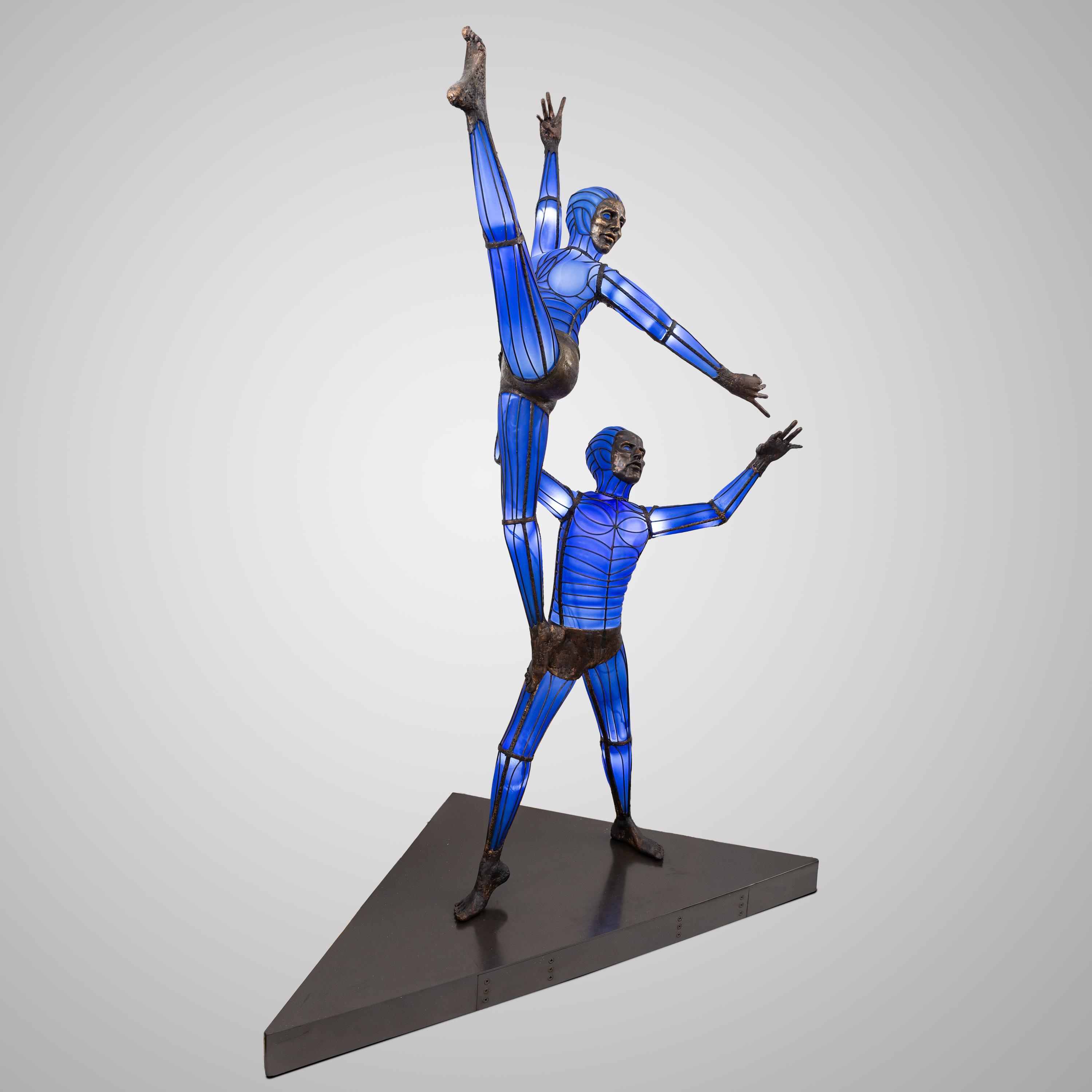 David Bennett (American, b. 1941) — Blue Dancers, 2010