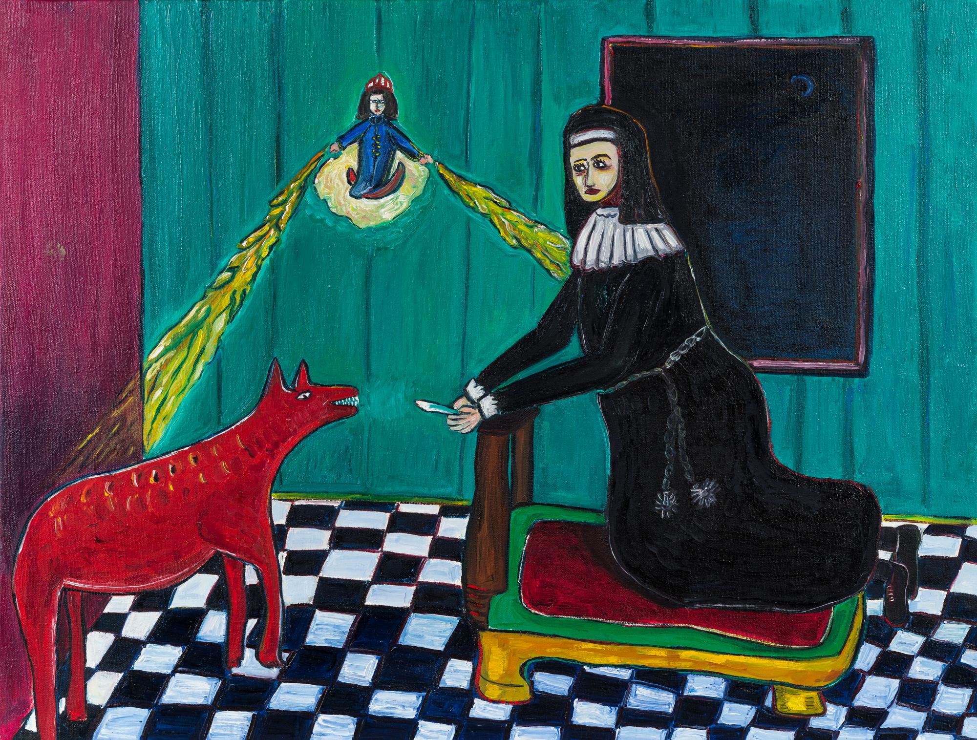 Untitled (Nun and Devil Dog)