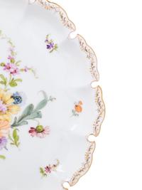 A Set of Twelve Dresden Porcelain Plates