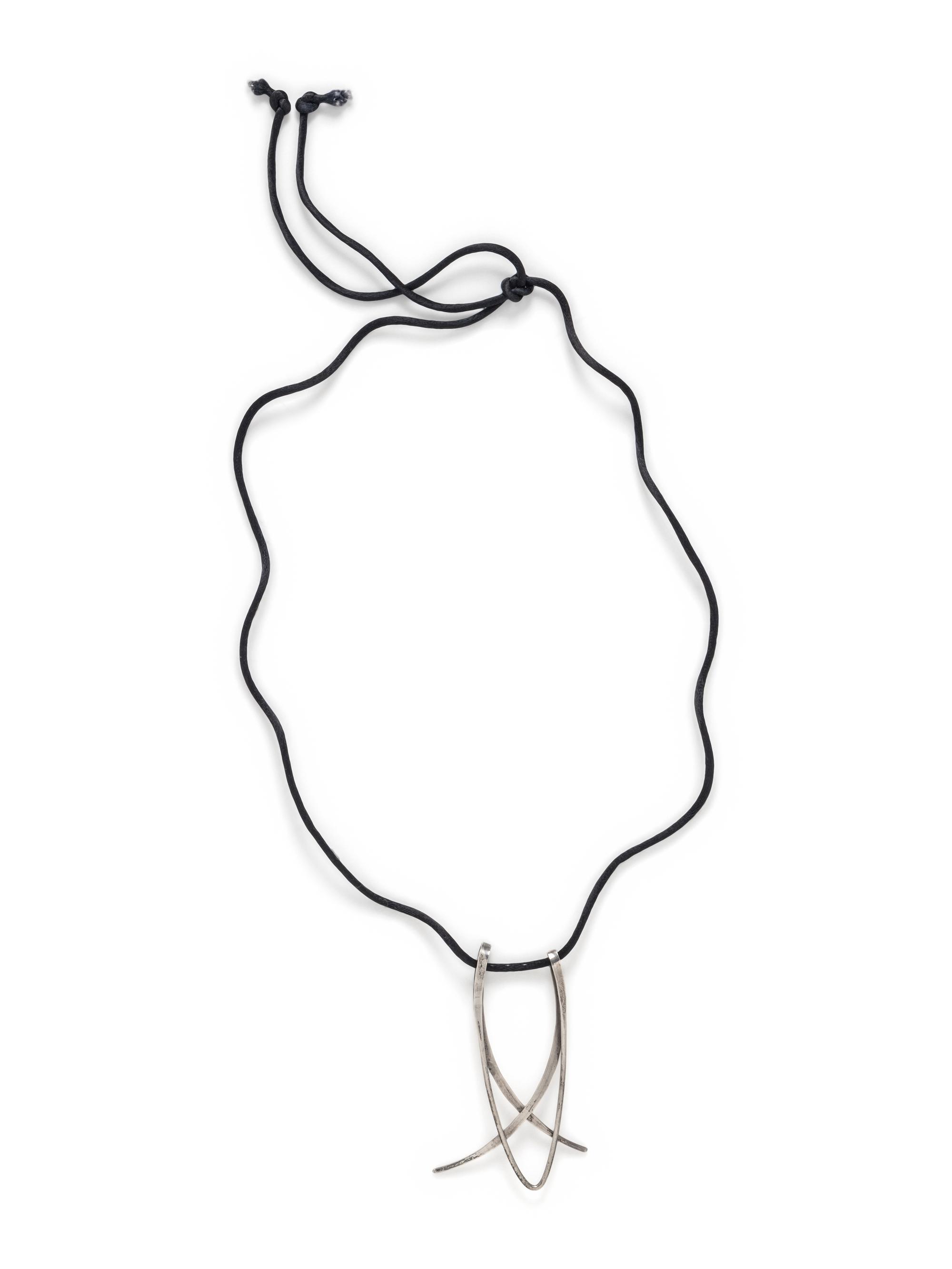 CLAIRE FALKENSTEIN, SILVER MODERNIST NECKLACE
