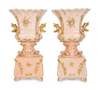 A Pair of Paris Porcelain Urns