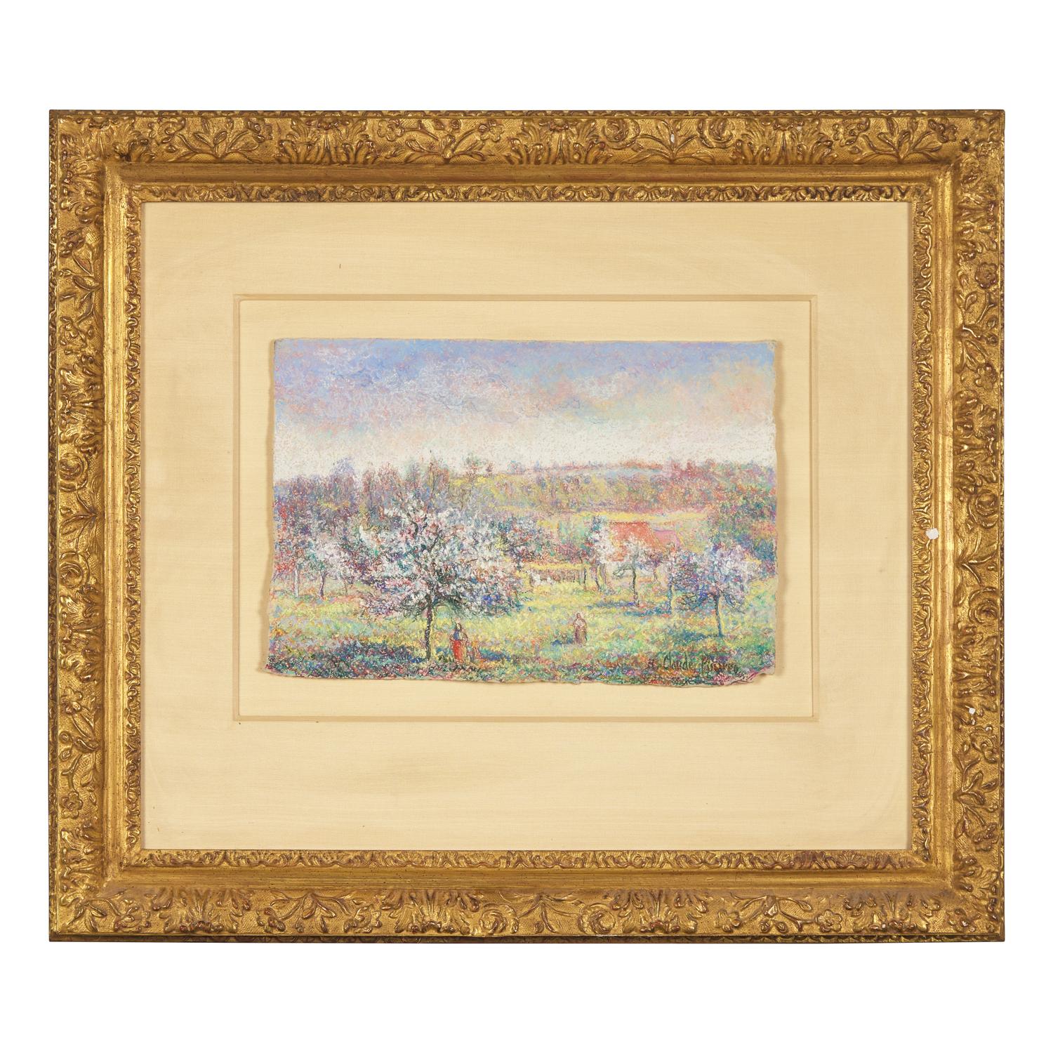 Hugues Claude Pissarro (French, b. 1935) — Pommier en Fleur à la Ferme de Noué