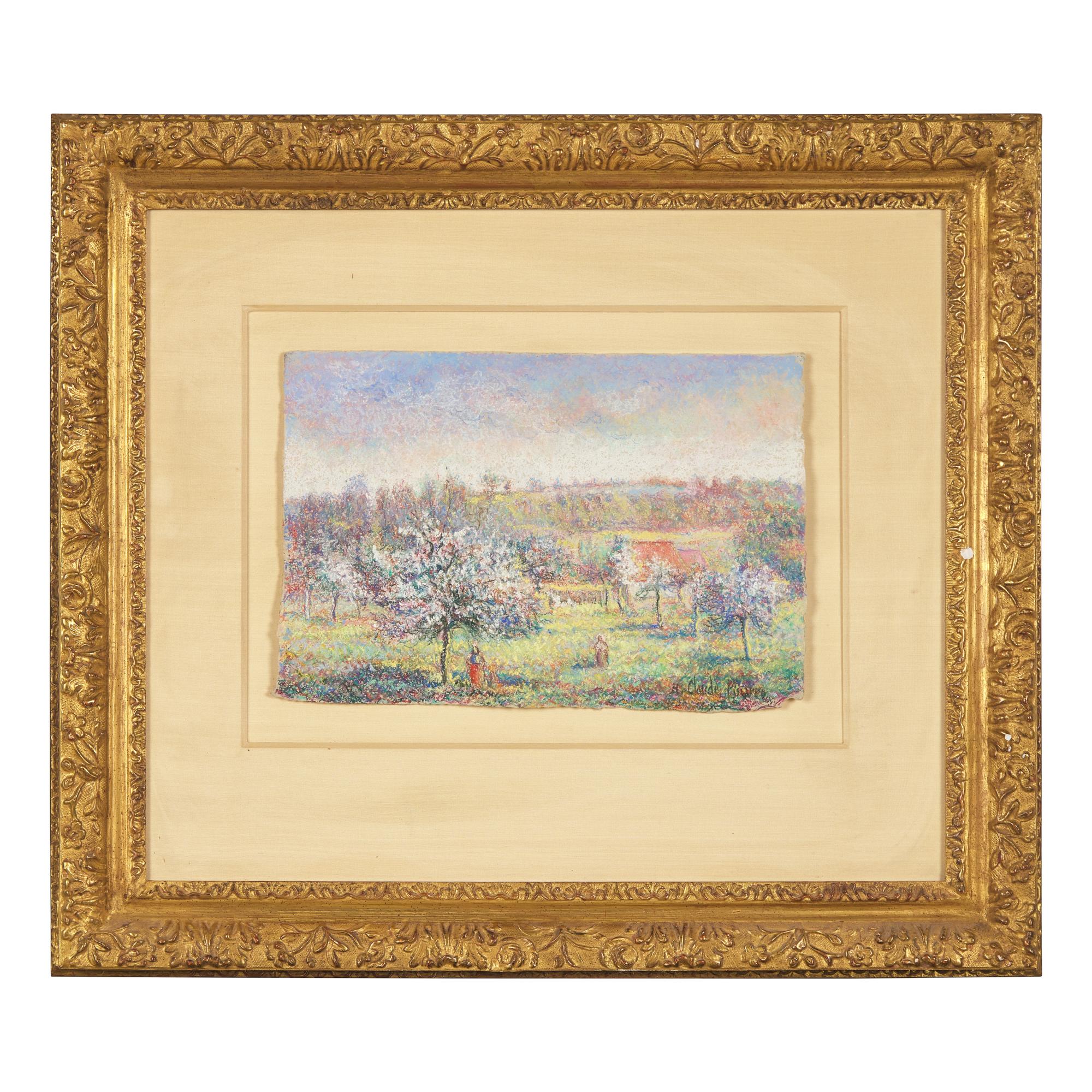 Hugues Claude Pissarro (French, b. 1935) — Pommier en Fleur à la Ferme de Noué