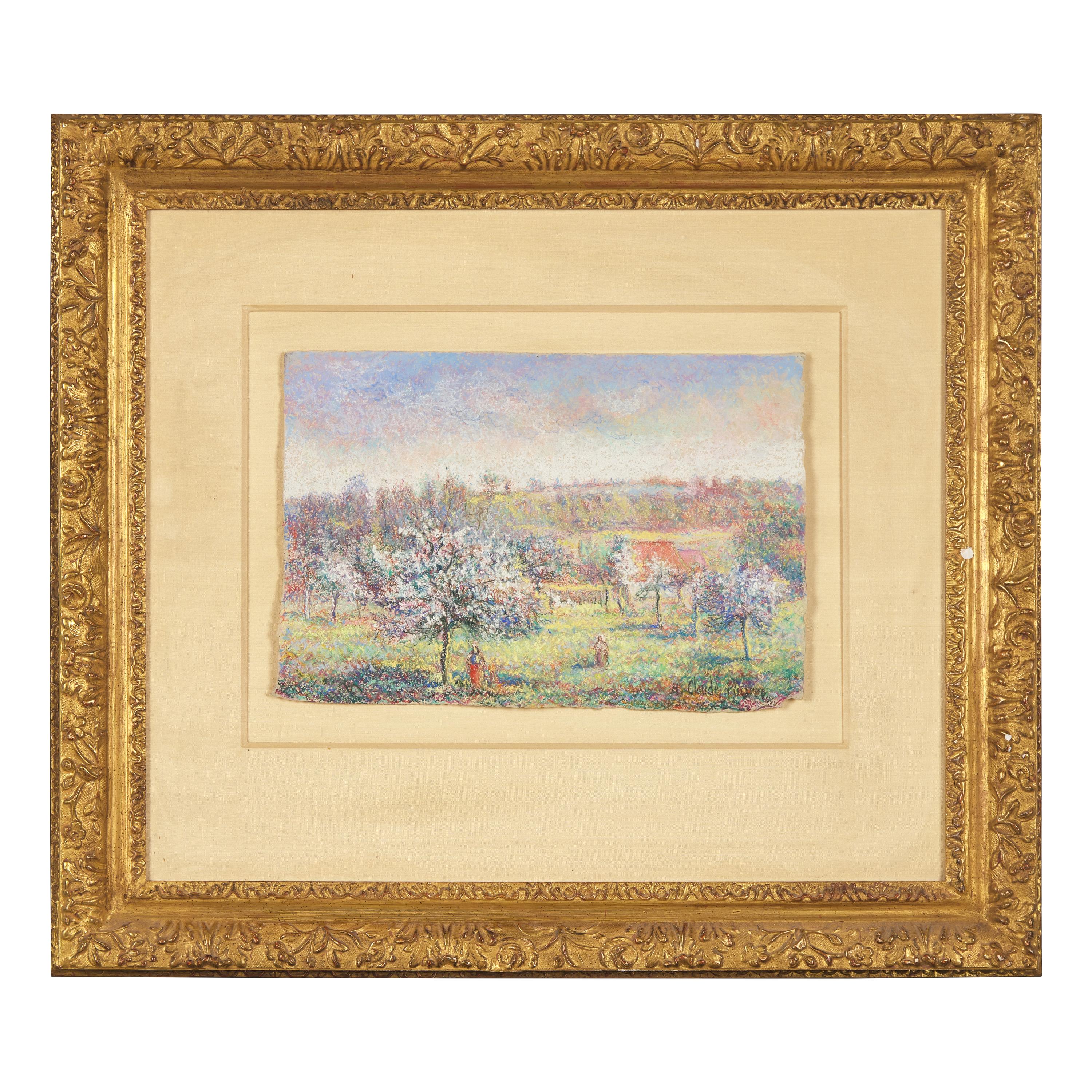 Hugues Claude Pissarro (French, b. 1935) — Pommier en Fleur à la Ferme de Noué