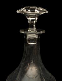 Twelve Bacarrat Degusstation Crystal Cognac Glasses and Two Perfection Whiskey Decanters — 20th Century
