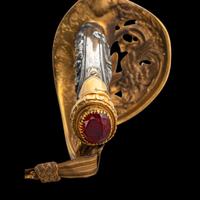 Presentation Grade Imported Staff & Field Officer's Saber Inscribed to Lt. Colonel (General) George Ward - Killed at Gettysburg