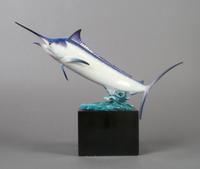 A Royal Worcester Blue Marlin, Height 10 1/2 inches.