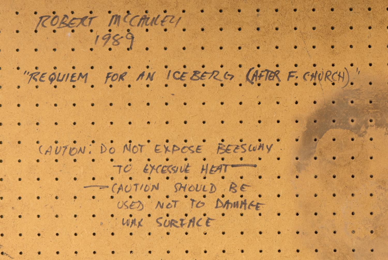 Requiem for an Iceberg (After F. Church) , 1989