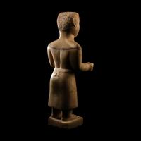 A South Arabian Alabaster Standing Male Figure