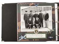 [MILITARIA - VERNACULAR]. Photograph album identified to the Carter family. Ca mid-to-late 20th century.