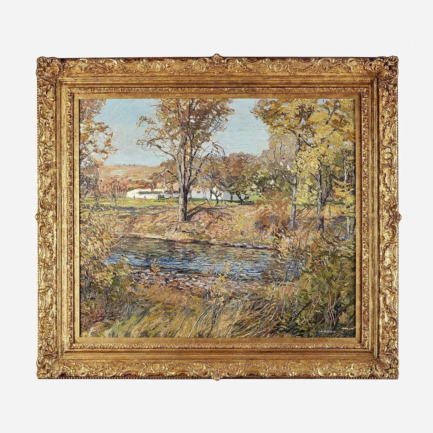 Edward Willis Redfield (American, 1869–1965) Island Farm (The Artist's House)