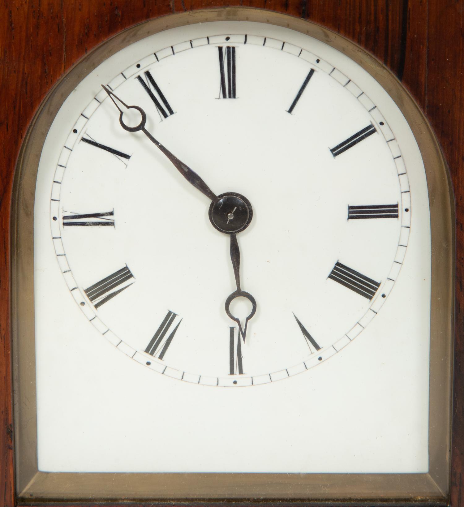 A Louis Philippe Rosewood Pendule de Voyage