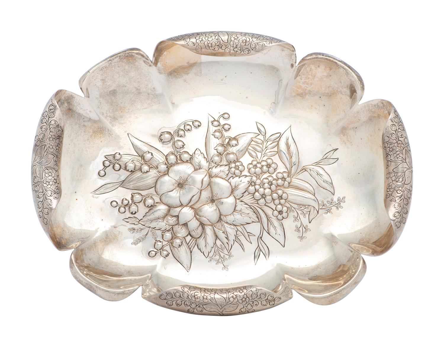 A Victorian Silver Footed Bowl
