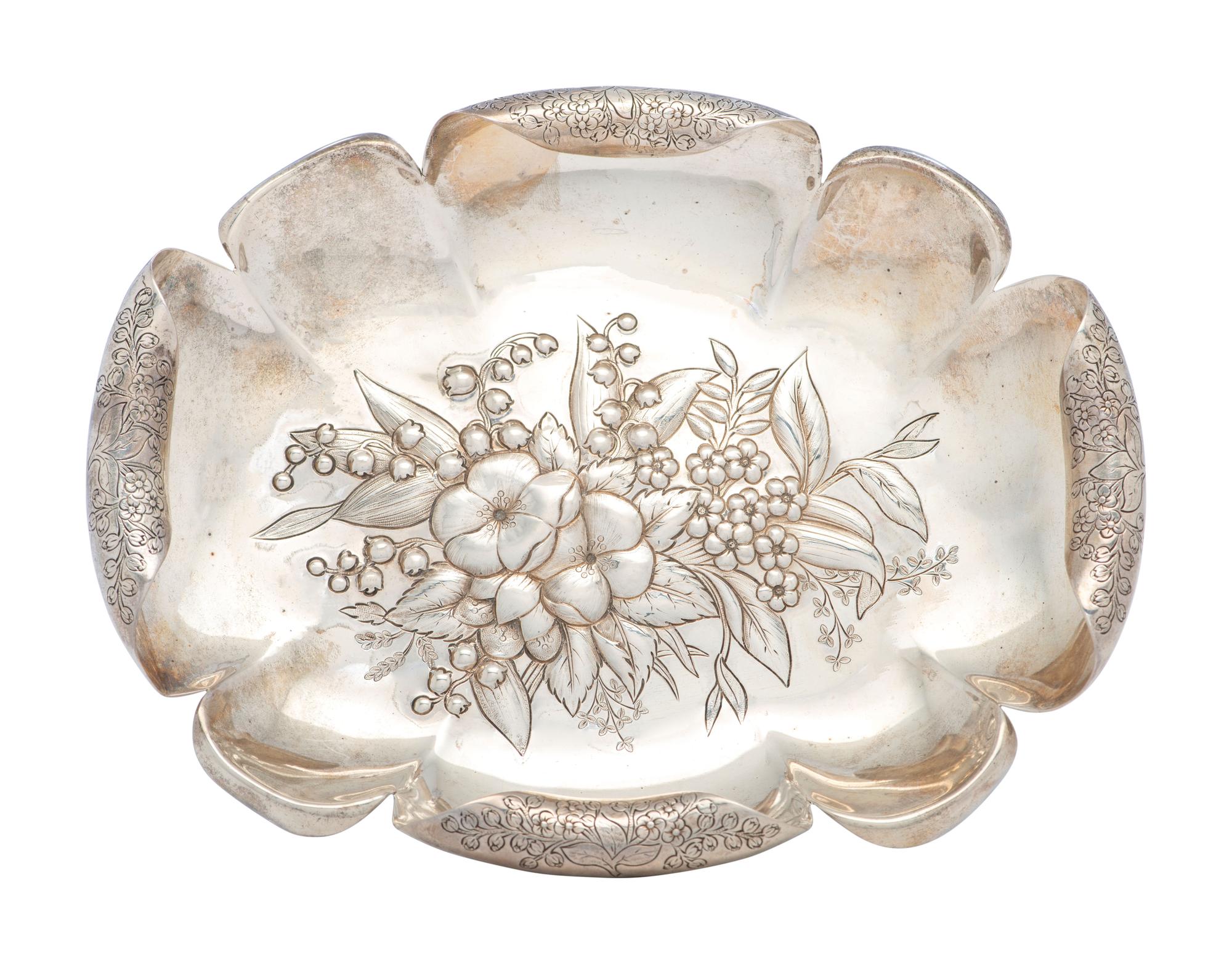 A Victorian Silver Footed Bowl