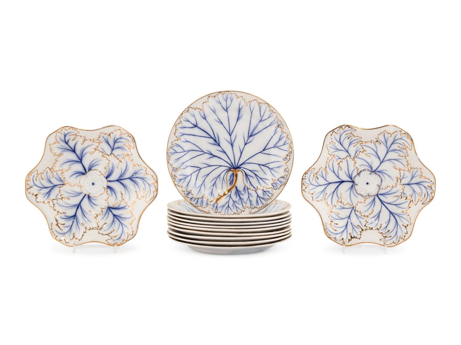 A Wedgwood Porcelain Dessert Service