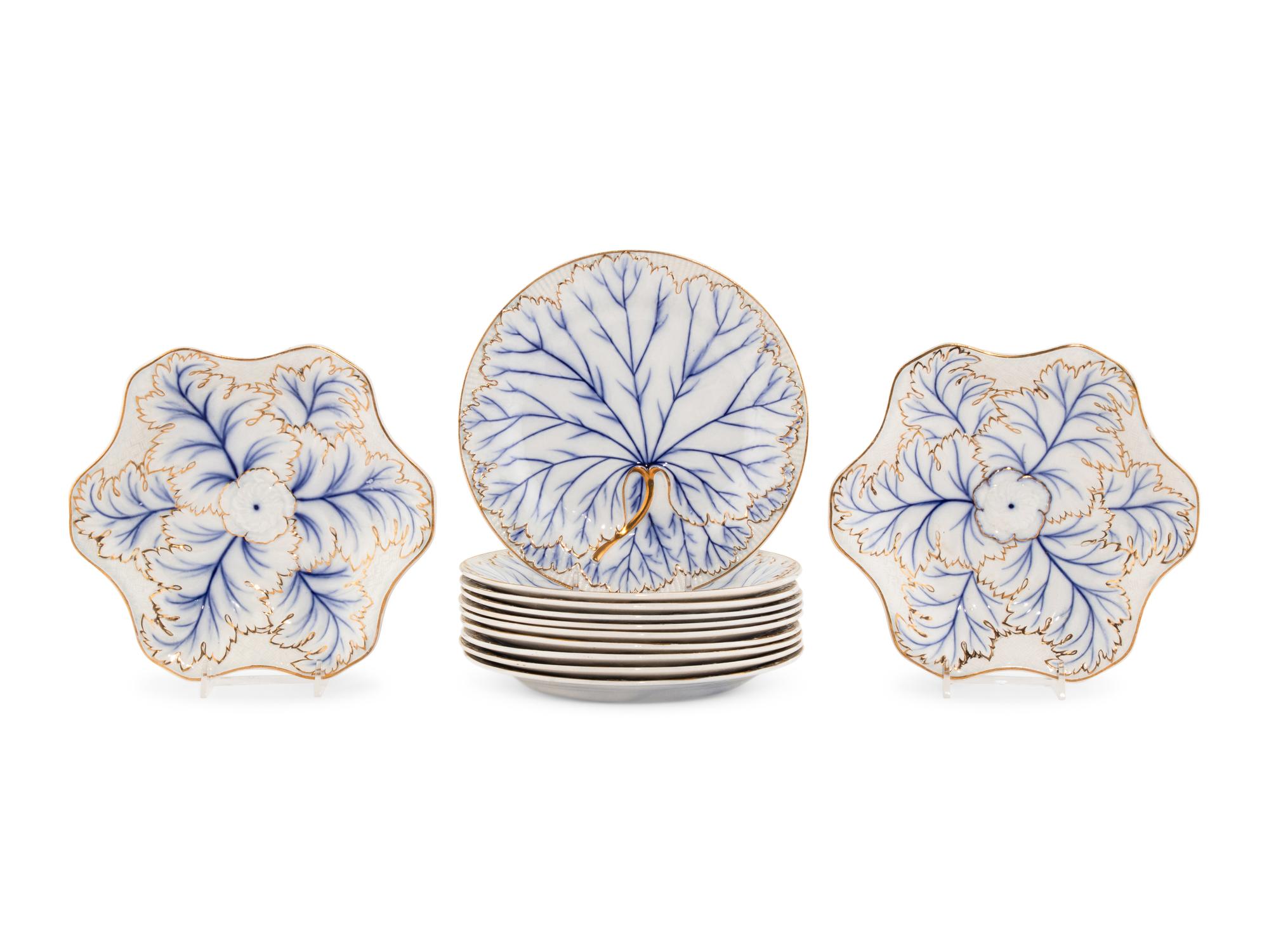 A Wedgwood Porcelain Dessert Service