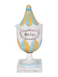 An Italian Faience Large Urn
