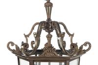 A Brass Hall Lantern