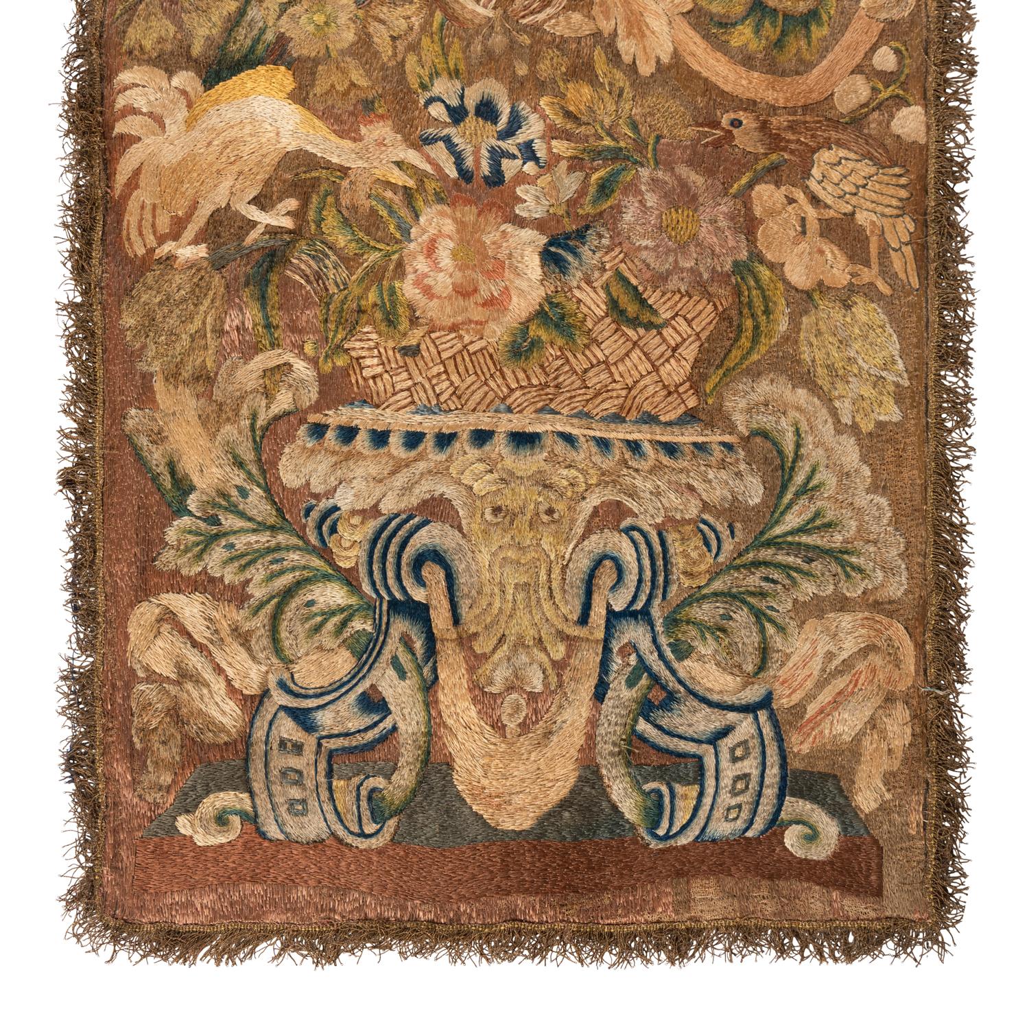A Silk Embroidered Panel