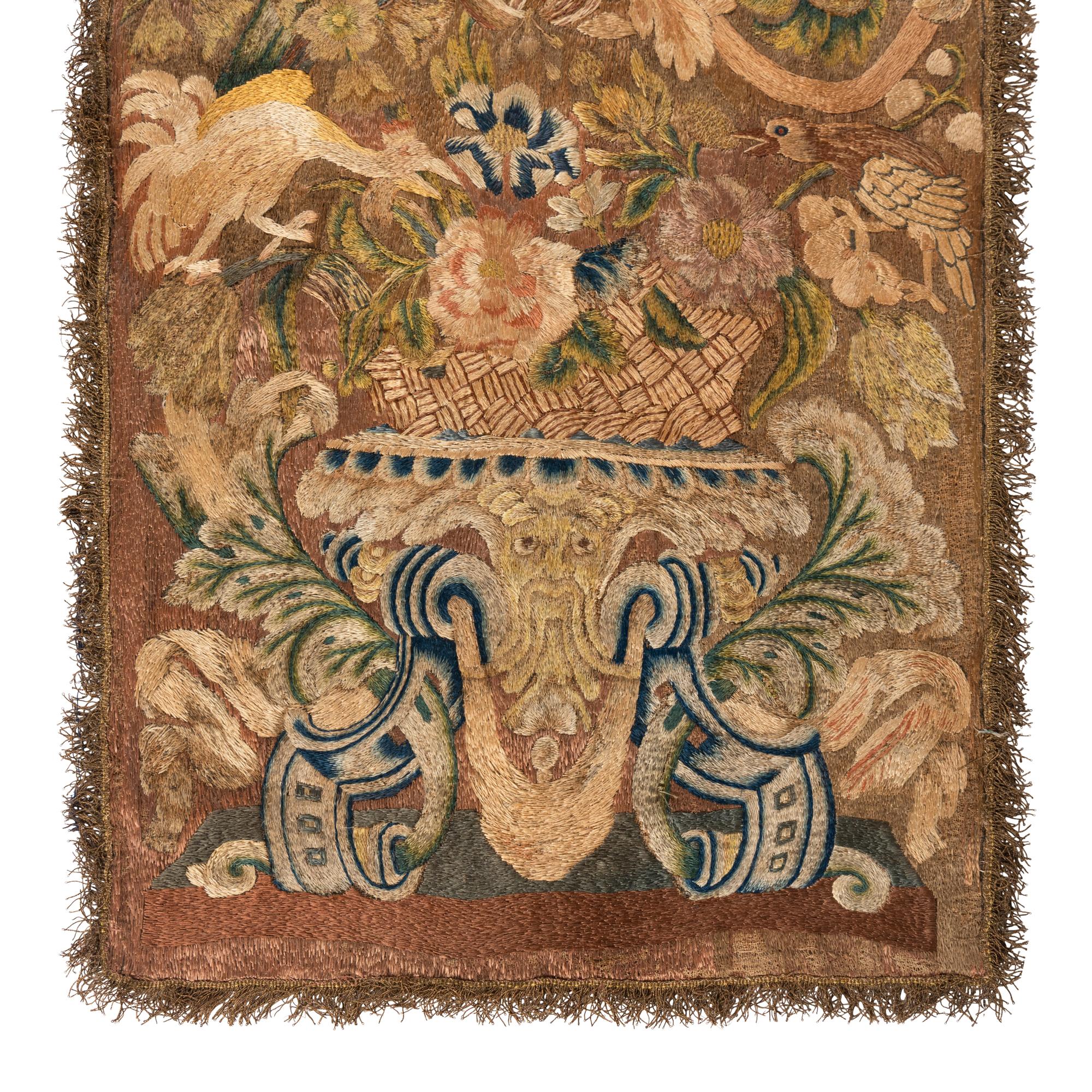 A Silk Embroidered Panel