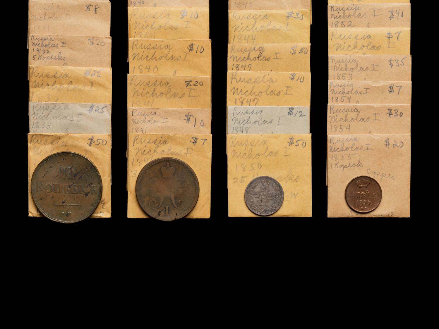 [RUSSIA] A Large Collection of Nicholas I Silver and Copper Coins