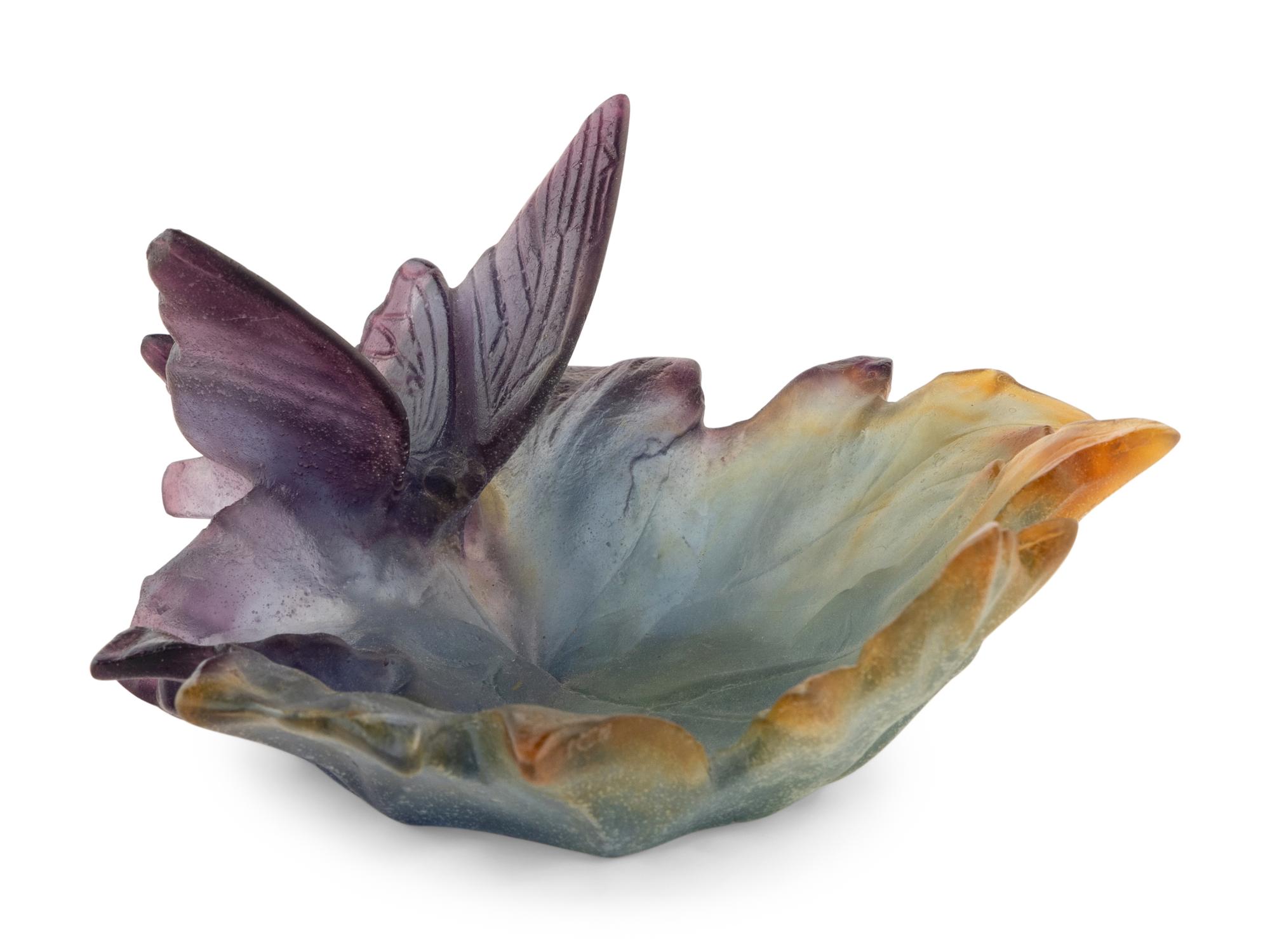 A Daum Pâte-de-Verre Vide Poche