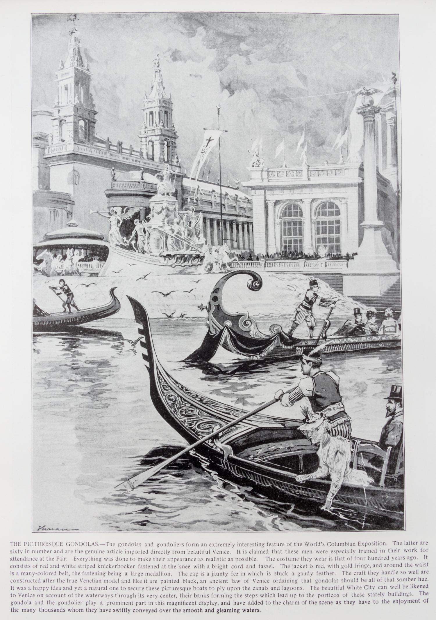 (CHICAGO, COLUMBIAN EXPOSITION) A group of four pictoral guide books on the Columbian Exposition.