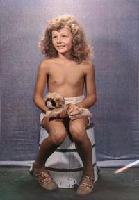Paul Outerbridge Jr. (1896-1958) Girl with Toy Dog, 1938