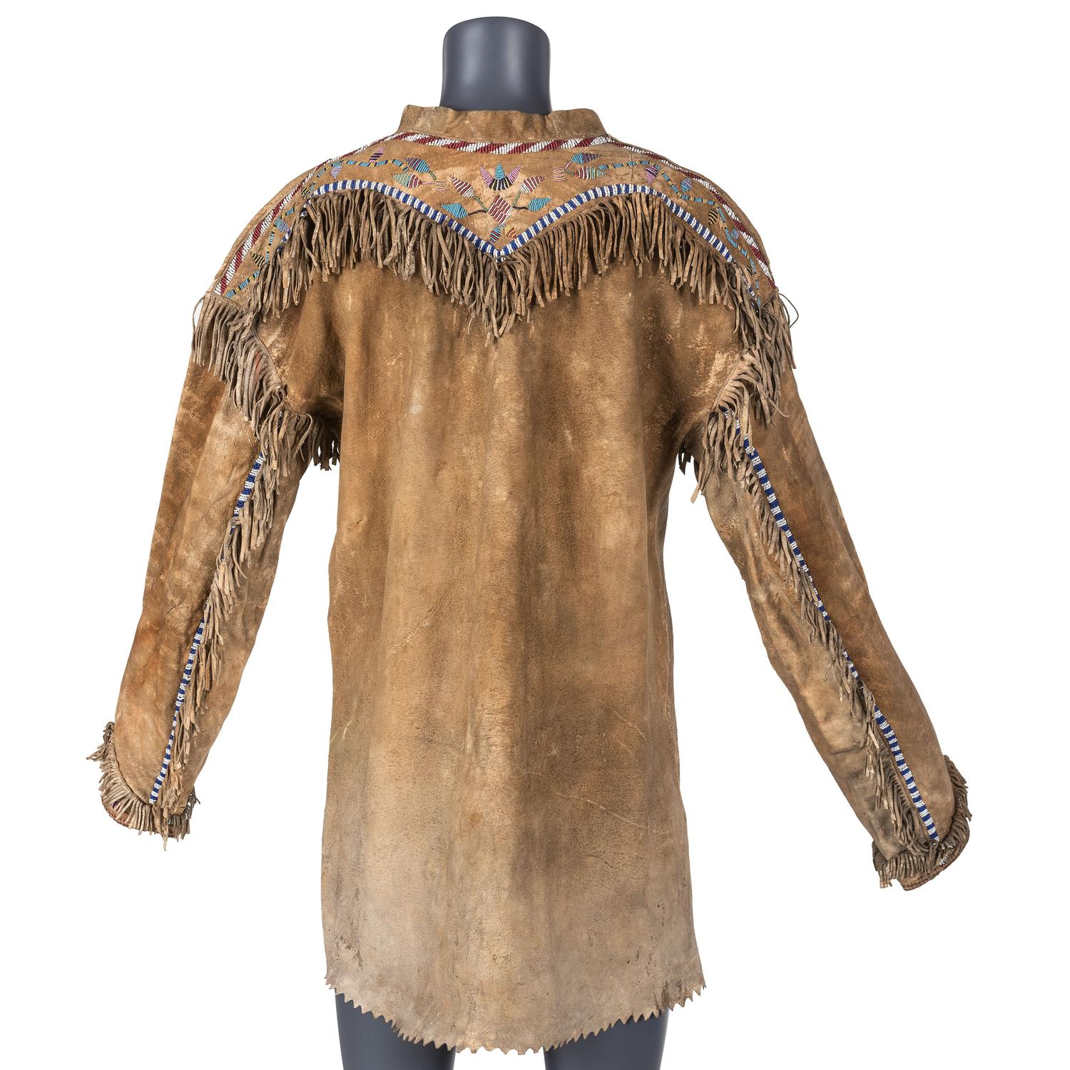 Santee Sioux Beaded Hide Shirt