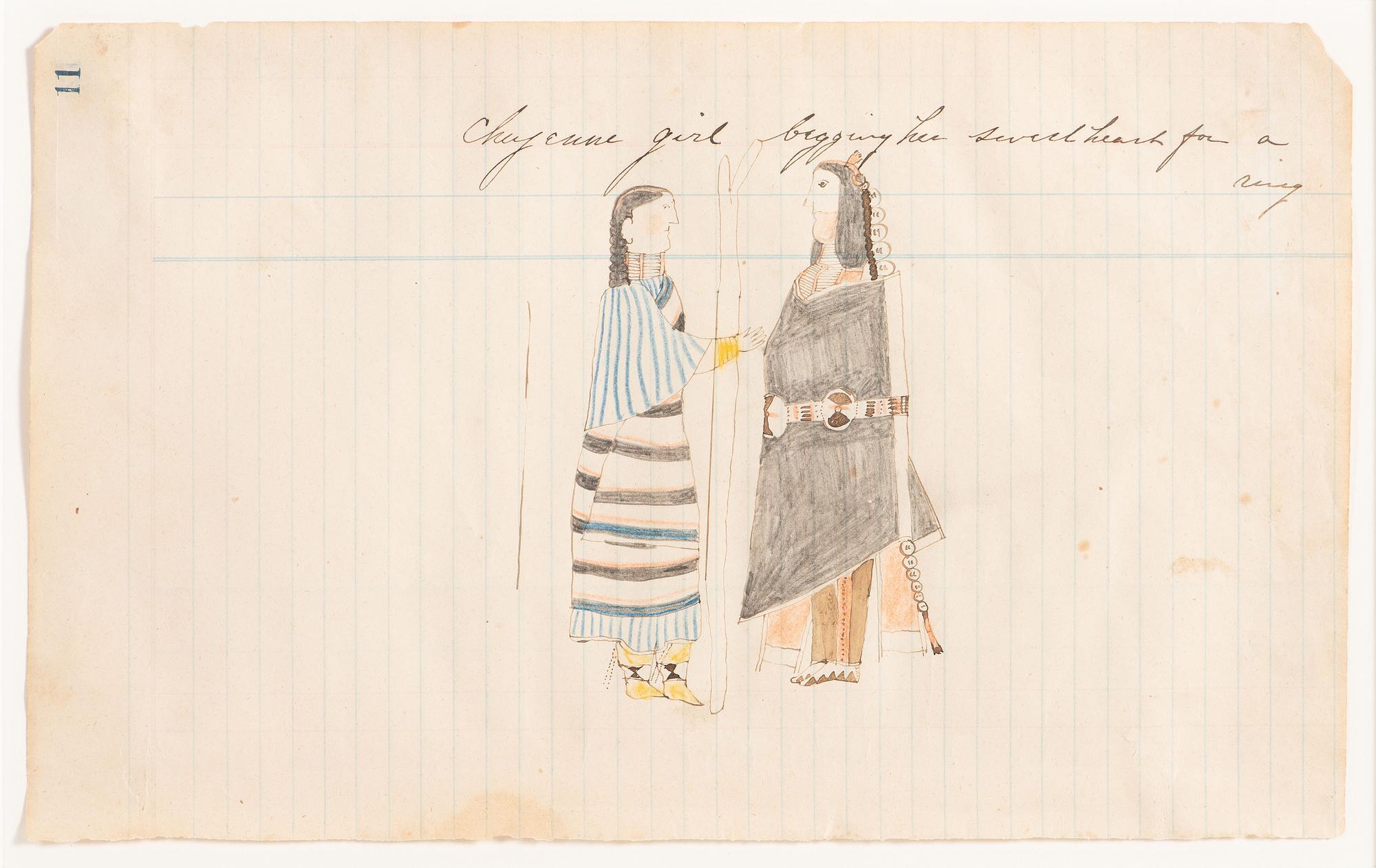 Cheyenne Ledger Drawing
