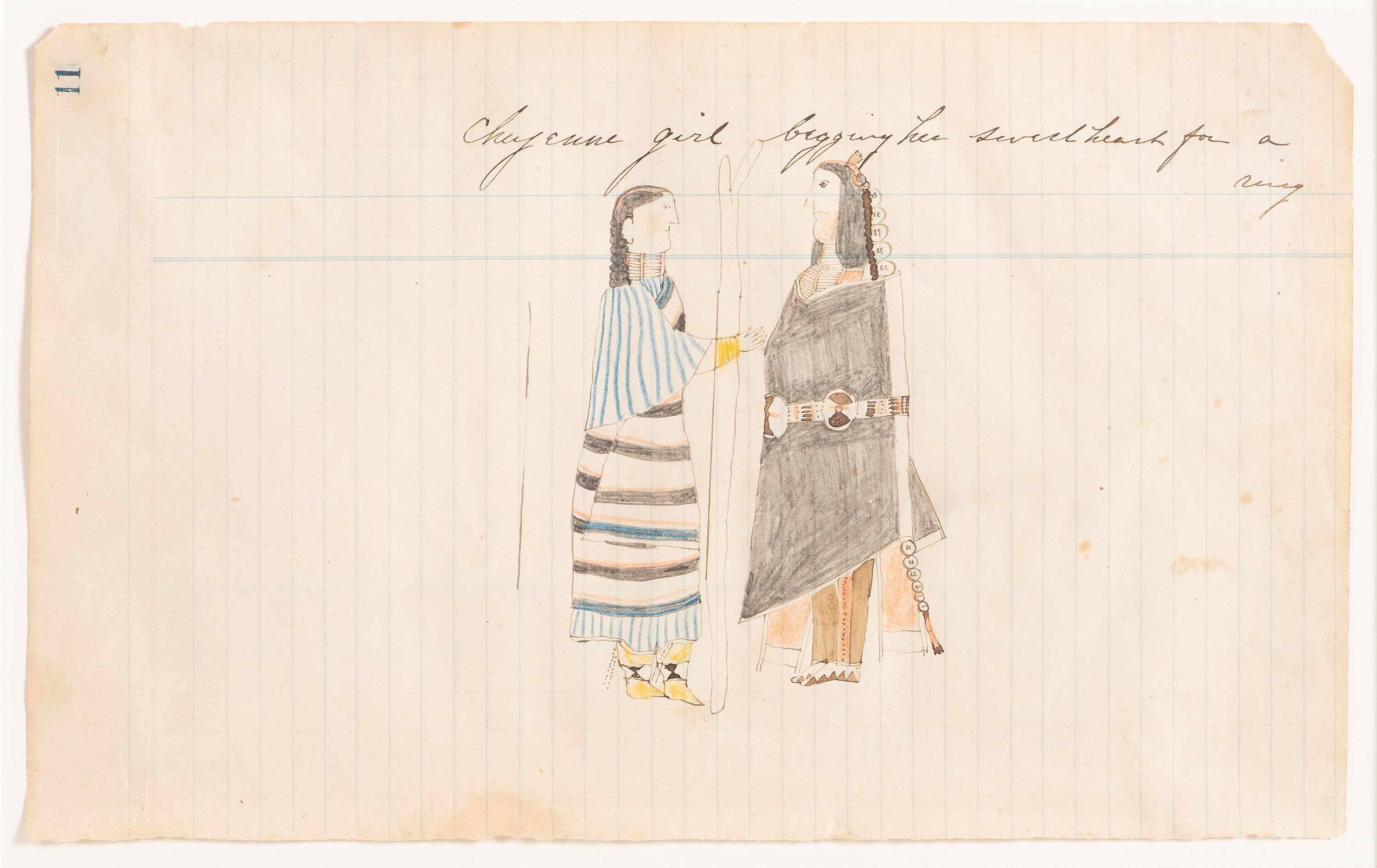 Cheyenne Ledger Drawing