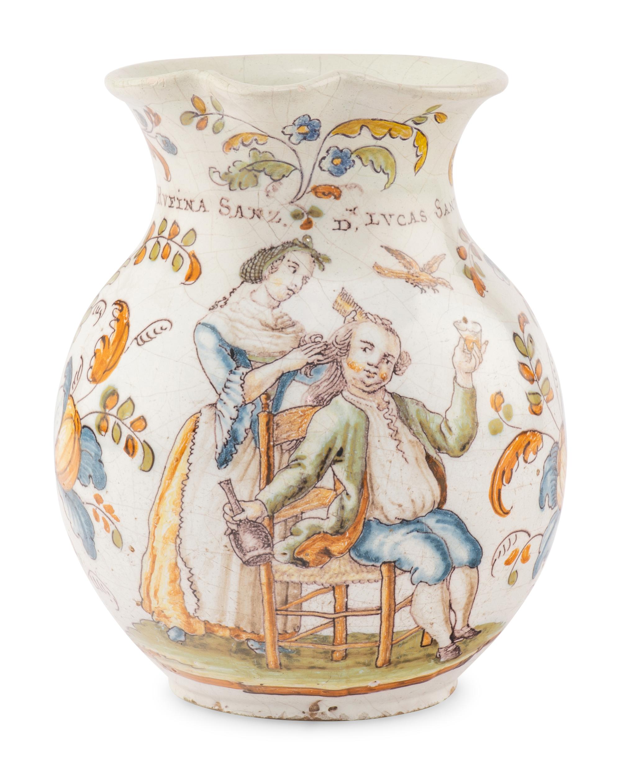 An Italian Faience Jug