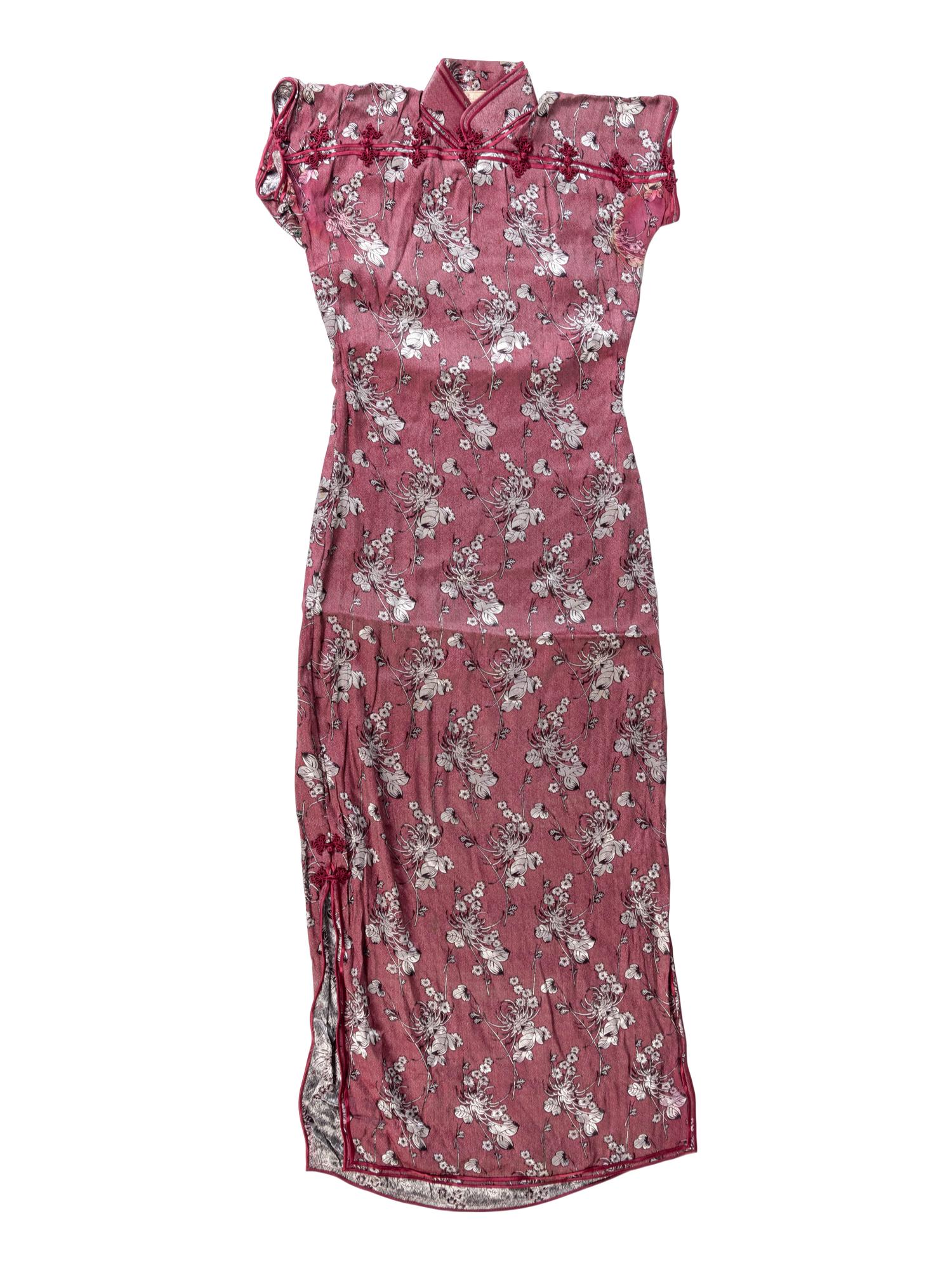 Three Chinese Silk Lady's Cheongsams, Qipao