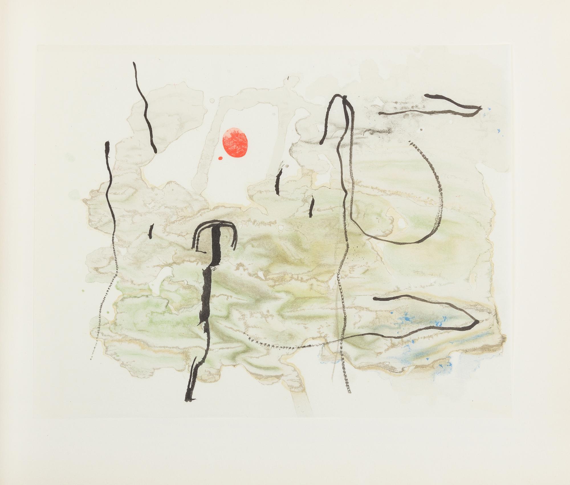 JOAN MIRO (1893-1983). Trace sur l'eau. Paris: Maeght Éditeur, 1963.
