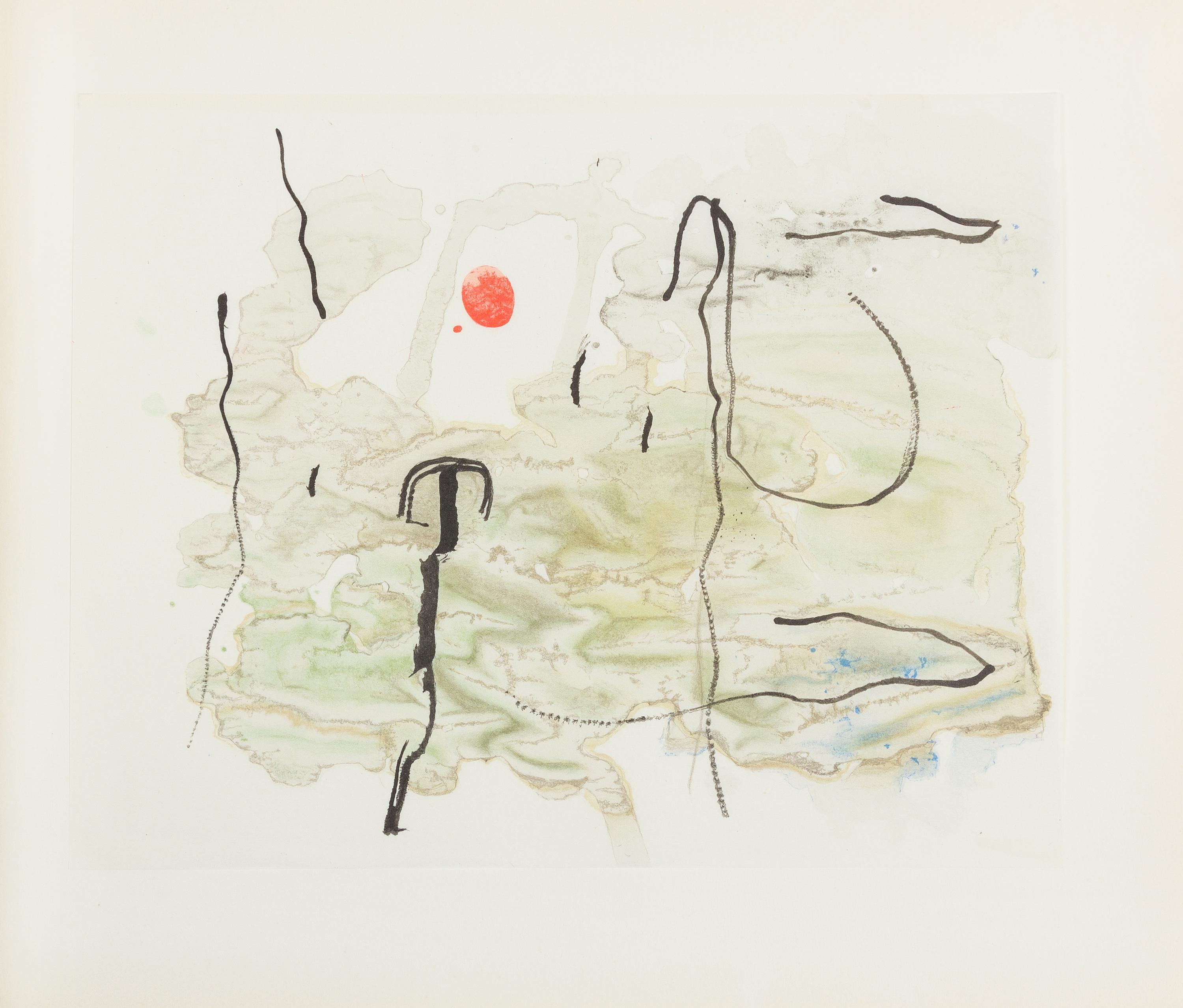 JOAN MIRO (1893-1983). Trace sur l'eau. Paris: Maeght Éditeur, 1963.