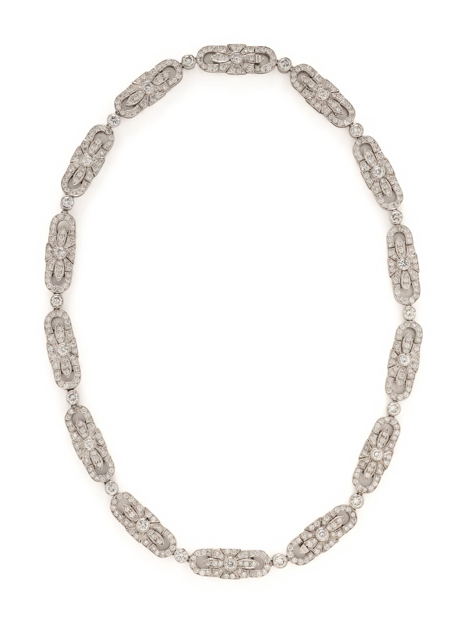 PLATINUM AND DIAMOND NECKLACE