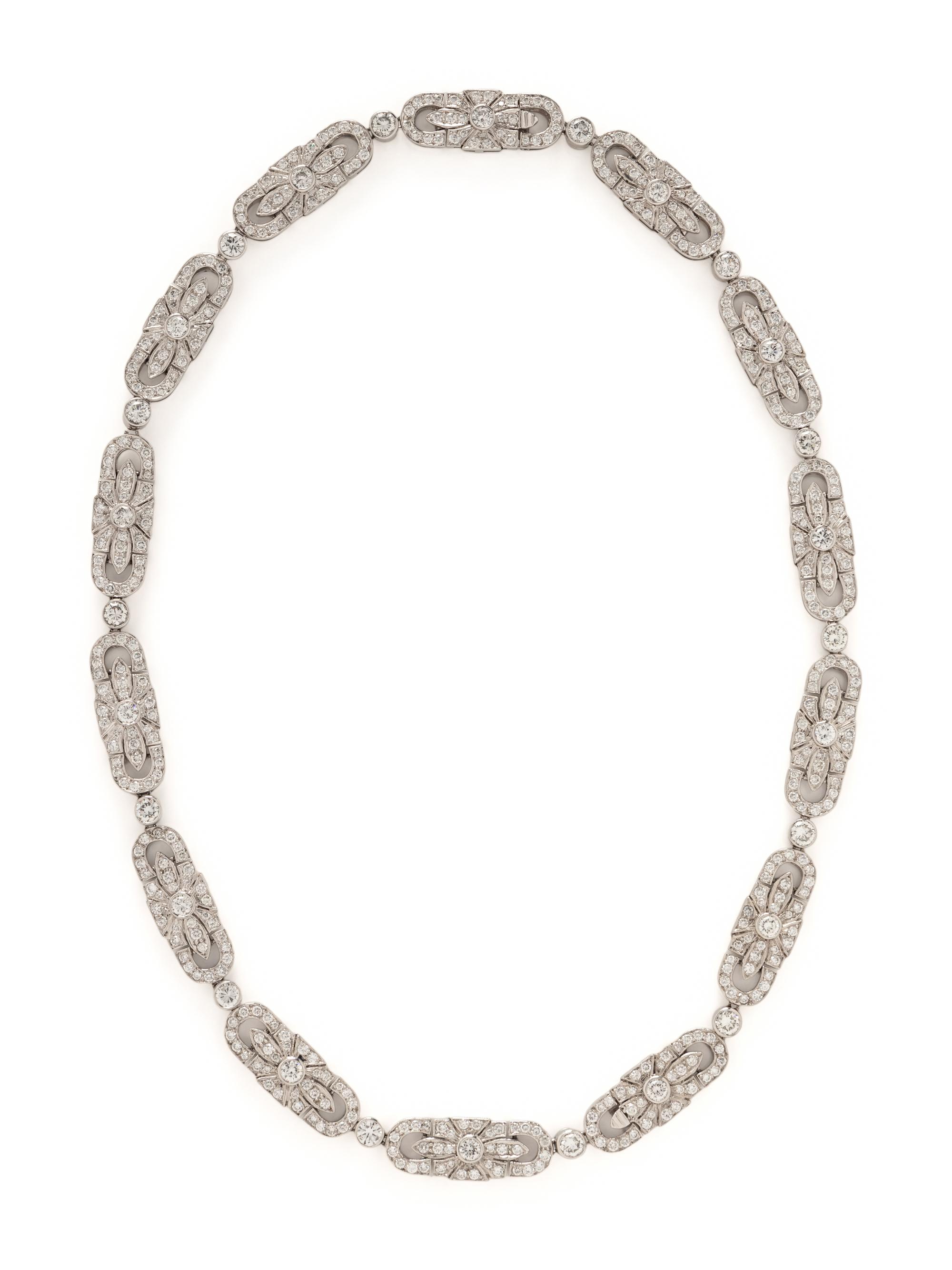 PLATINUM AND DIAMOND NECKLACE