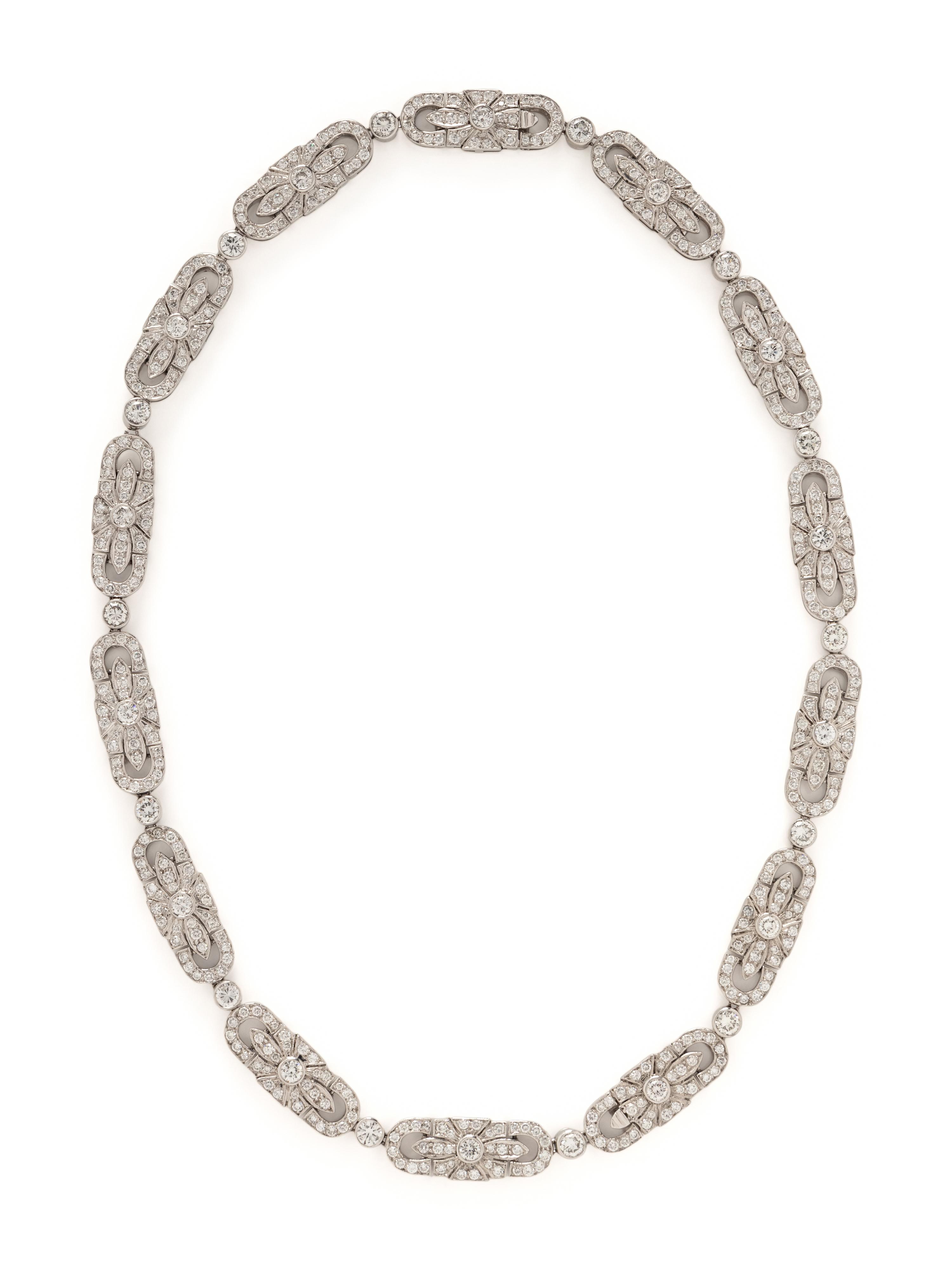 PLATINUM AND DIAMOND NECKLACE