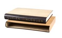 (LAURENS, HENRI) LUCIEN DE SAMOSATE [LUCIAN]. Dialogues. Paris, [1951]. Limited. Bound by Robert Bonfils. Signed.