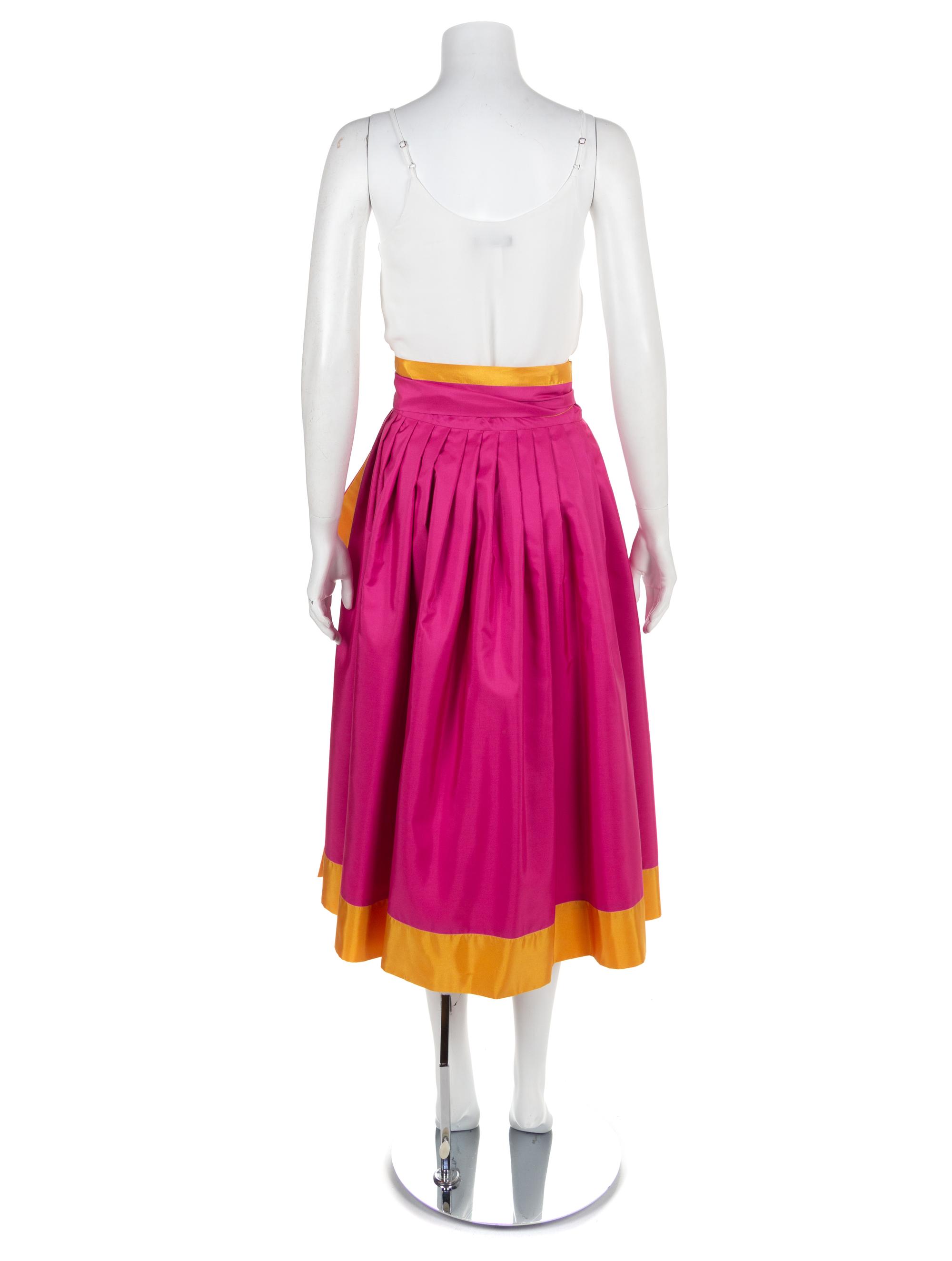 Reversible Wrap Skirt, 1980-90s