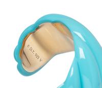 DAVID YURMAN, BLUE RESIN CUFF BRACELET