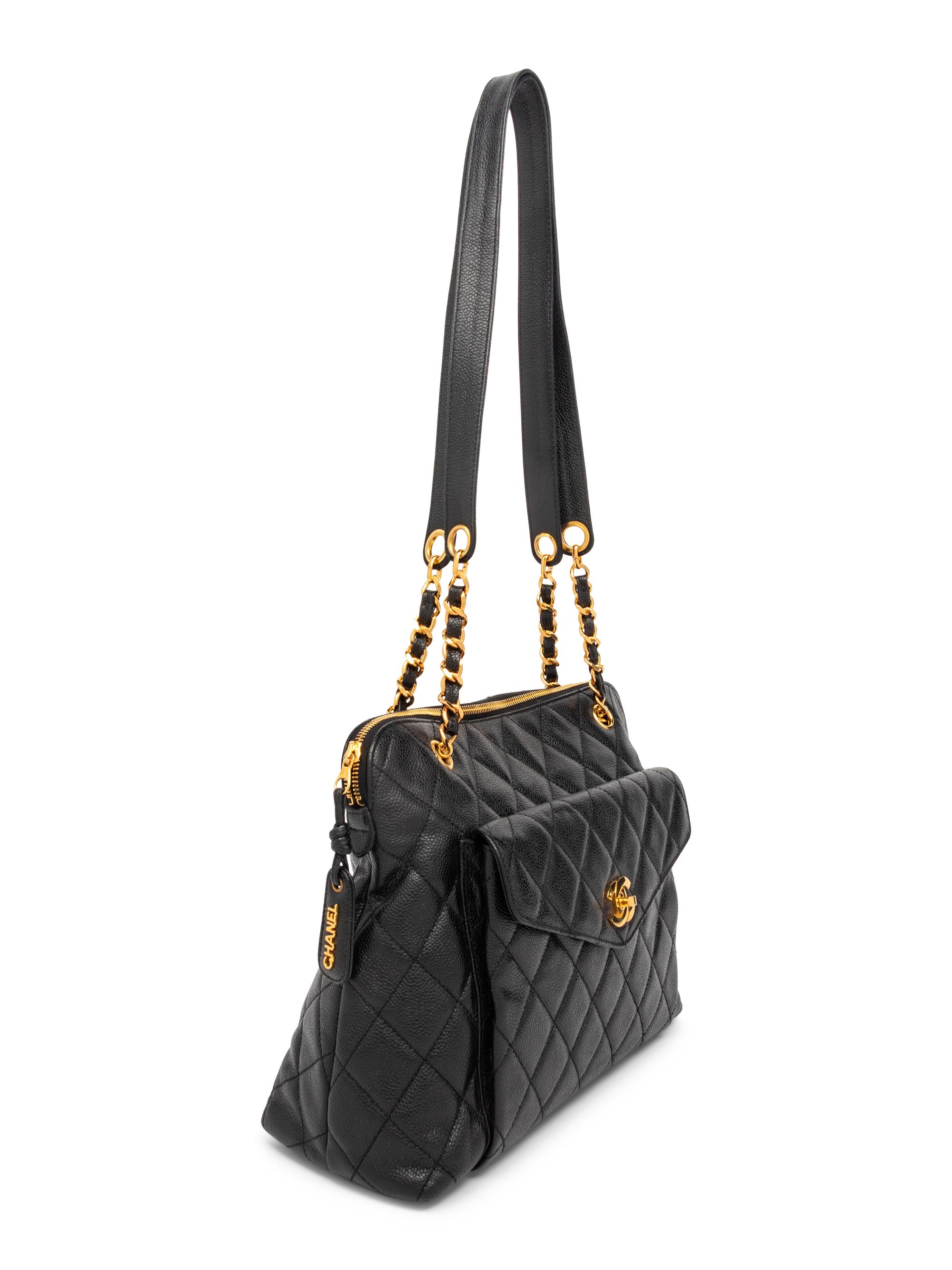 CHANEL, FLAP POCKET SHOULDER BAG