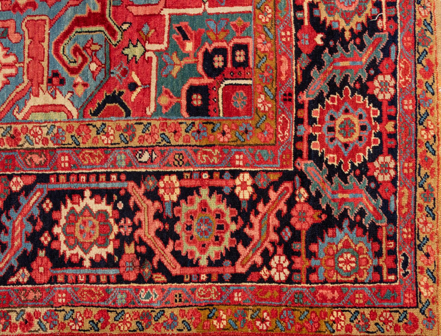A Heriz Wool Rug
