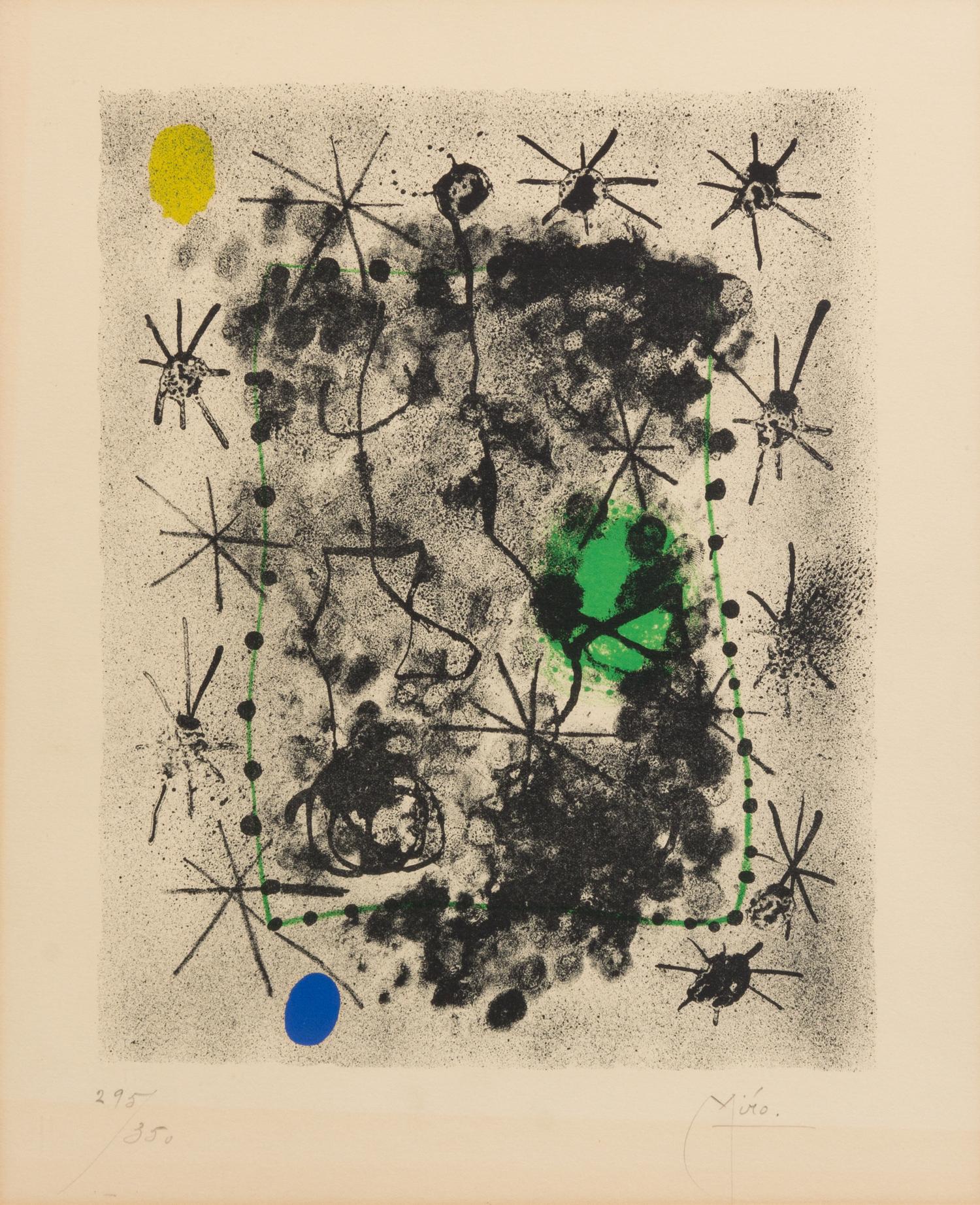 Joan Miró, (Spanish, 1893-1983), Untitled (from Constellations), 1959